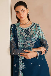 Farasha | Cobalt Haze | unstitched Formals ’25